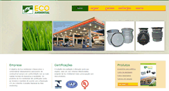 Desktop Screenshot of ecoambientalpostos.com.br
